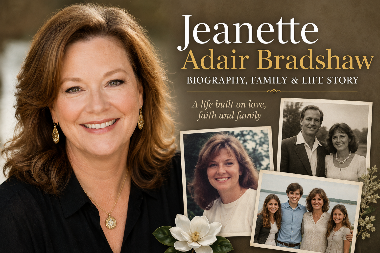 Jeanette Adair Bradshaw: Biography, Family & Life Story